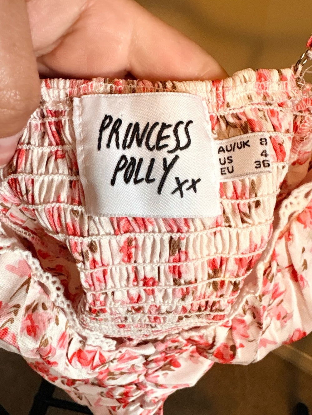 Princess Polly Pink & Coral Floral Kids Skort
